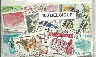 100 timbres de belgique