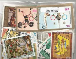 200 timbres du Tchad